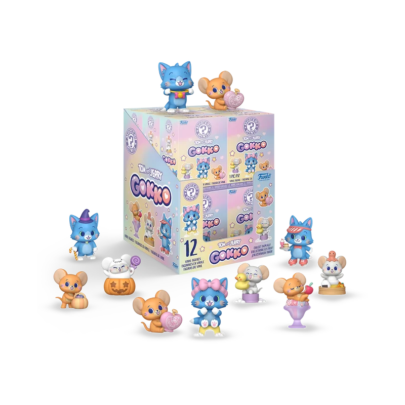 Tom & Jerry Gokko Mystery Mini Figures 5 cm - 1 Unidade Aleatória